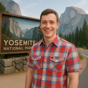 Outdoors The North Face Plaid Pearl button down short sleeve shirt, Men's XXL